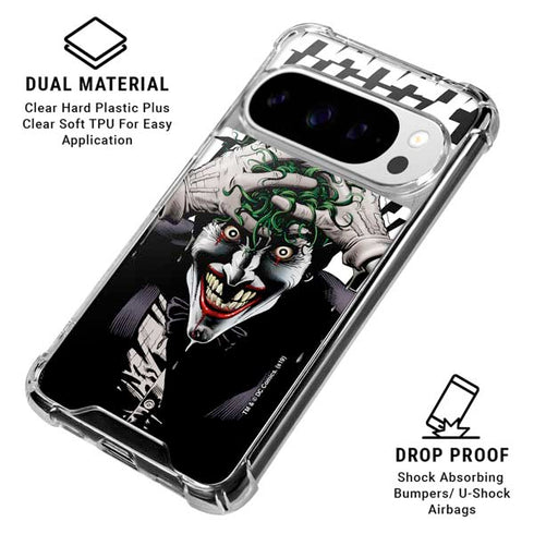 DC Comics The Joker Killing Joke Variant Cover Art by Brian Bolland Google Pixel 10 Pro XL Clear Case